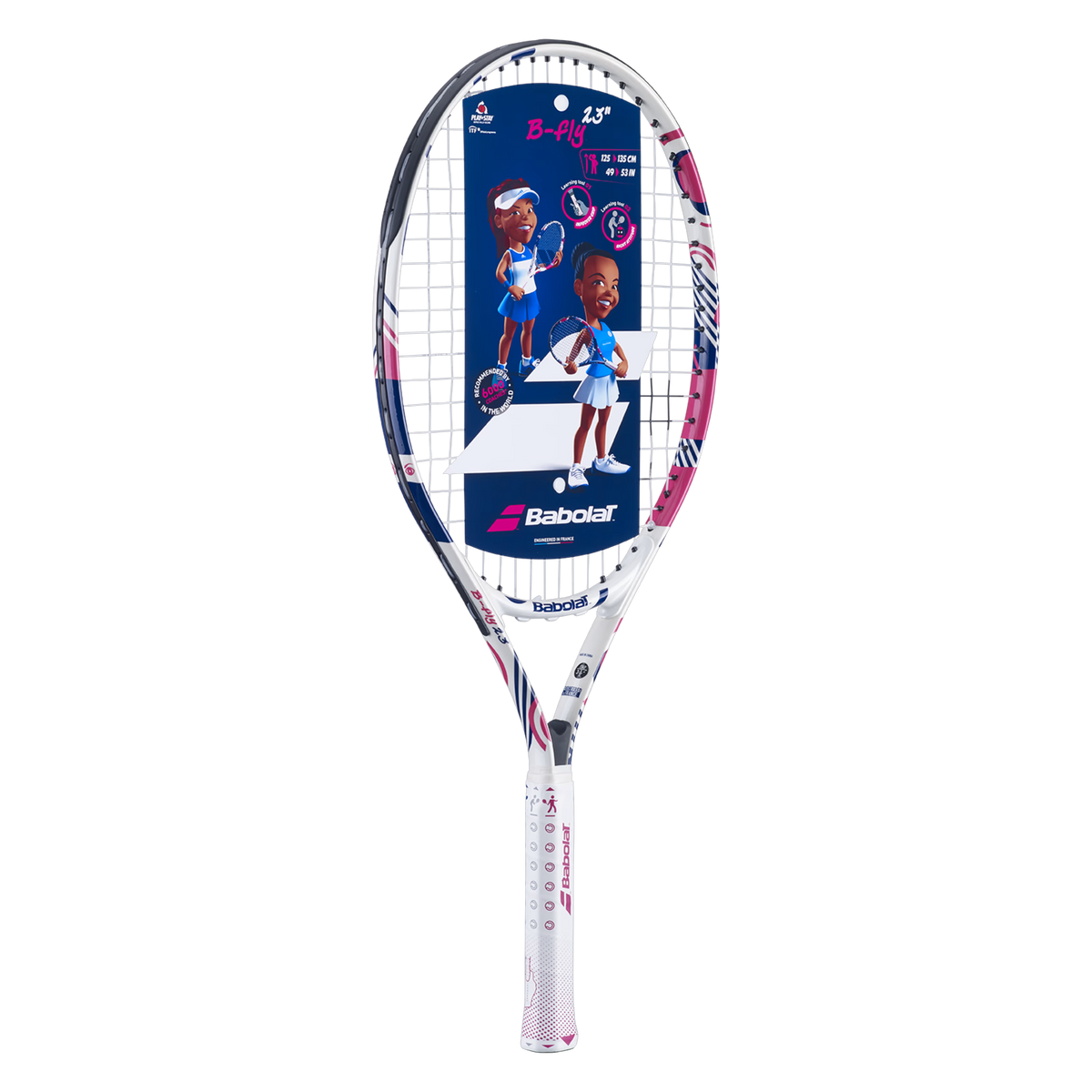 Babolat B-FLY 23 inch - transparent background, standardized